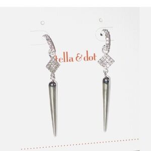 Stella & Dot Bianca Earrings in Silver